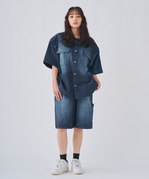 Vintage Like Loose Denim Shirt（デニムジャケット）｜Remember