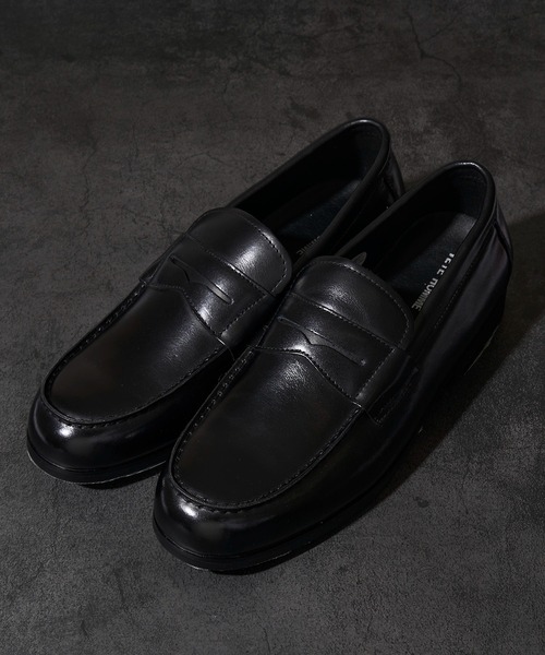 TETE HOMME（テットオム）の「かぶき染め コインローファー（ローファー・メンズ・ブラック/ボルドー・MEDIUM/LARGE/X-LARGE/SMALL）」の13枚目の写真