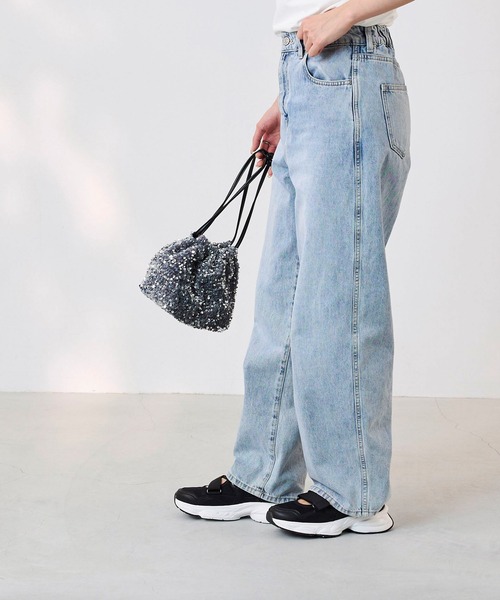 welleg(ウェレッグ)の「厚底 ストラップ スニーカーサンダル(スニーカー・レディース・ブラック/ベージュ・S/M/L/LL)」の7枚目の写真
