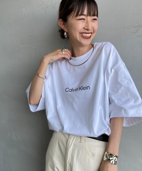 Calvin Klein/カルバンクライン] スタンダードロゴプリントT