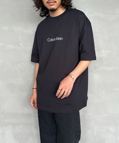   カルバンクライン CK スタンダードロゴ Tシャツ Calvin Klein tシャツ 「Calvin Klein/カルバンクライン