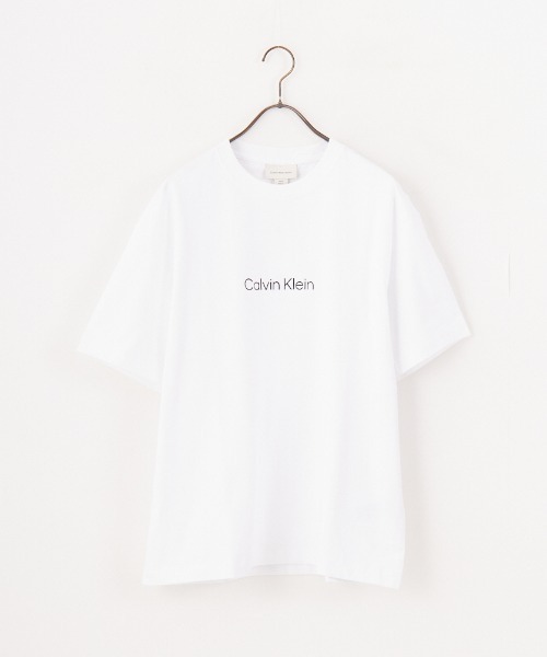 【 　カルバンクライン】スタンダードロゴTシャツ　ホワイト Calvin Klein tシャツ 「Calvin Klein/カルバンクライン