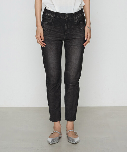 COMME CA(コムサ)の「ヴィンテージデニムリアルプリントハイテンション パンツ(その他パンツ・レディース・ブラック/ネイビー/サックスブルー・7号/9号/11号)」の11枚目の写真