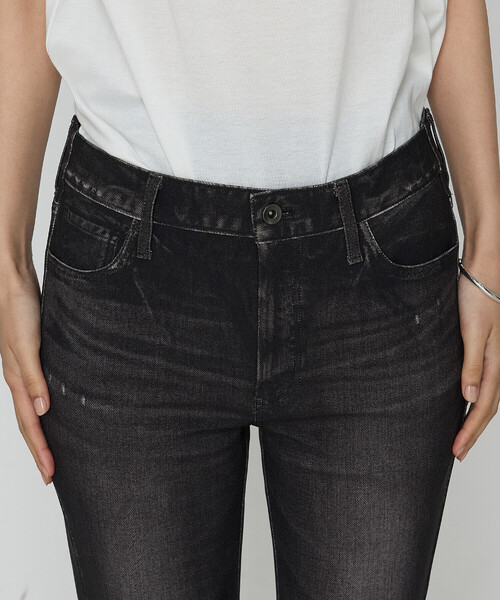 COMME CA(コムサ)の「ヴィンテージデニムリアルプリントハイテンション パンツ(その他パンツ・レディース・ブラック/ネイビー/サックスブルー・7号/9号/11号)」の14枚目の写真