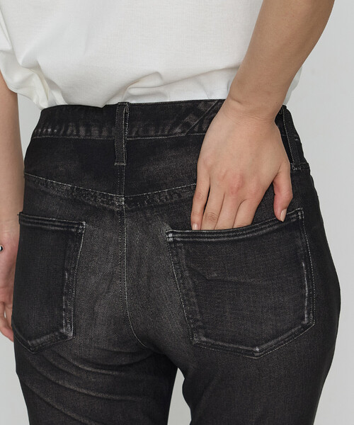 COMME CA(コムサ)の「ヴィンテージデニムリアルプリントハイテンション パンツ(その他パンツ・レディース・ブラック/ネイビー/サックスブルー・7号/9号/11号)」の16枚目の写真