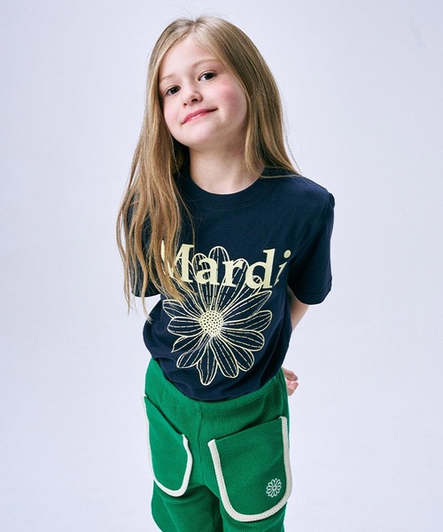 tシャツ KIDS TSHIRT FLOWERMARDI レディース KIDS TSHIRT FLOWERMARDI（Tシャツ/カットソー）｜Mardi