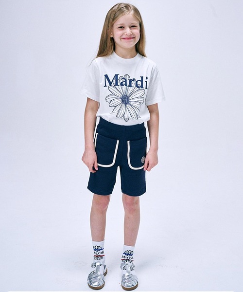 KIDS TSHIRT FLOWERMARDI（Tシャツ/カットソー）｜Mardi