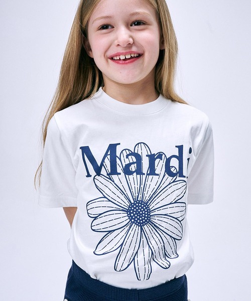 大人気 Mardi フラワープリント Tシャツ ショートパンツ セット KIDS TSHIRT FLOWERMARDI（Tシャツ/カットソー）｜Mardi