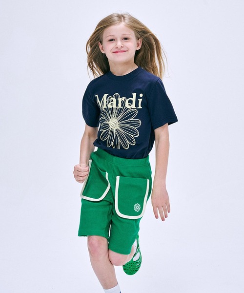 KIDS TSHIRT FLOWERMARDI（Tシャツ/カットソー）｜Mardi