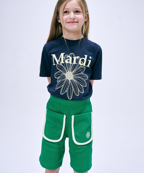 MARDI Mercredi フラワープリント Tシャツとショートパンツ セット ○Mardi Mercredi○ FLOWERMARDI T-SHIRT + SHORTS 上下 SET UP