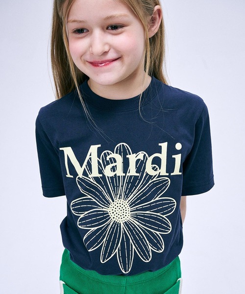 KIDS TSHIRT FLOWERMARDI（Tシャツ/カットソー）｜Mardi