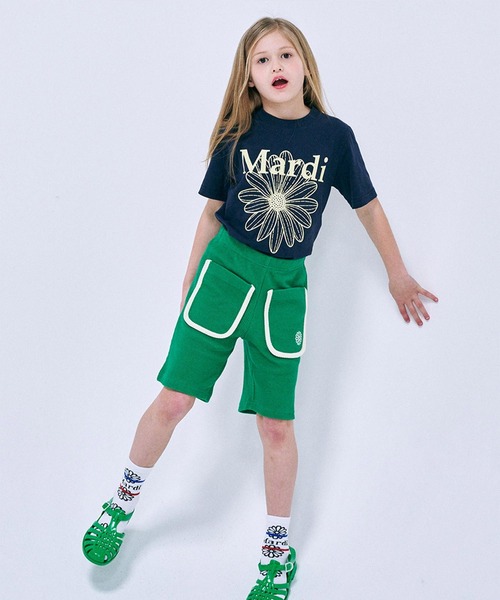 ※12/29～1/7配送不可　Mardi Mercredi ミニPTSKT Mardi Mercredi スウェットパンツ ジャージ MINI SWEAT SHORTS