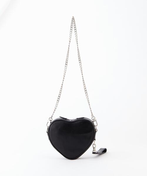 AVIREX(アヴィレックス)の「《直営店限定》VARSITY HEART CHAIN BAG/バーシティーハートチェーンバッグ(ショルダーバッグ・レディース・ピンク/ブラック/レッド・F)」の13枚目の写真