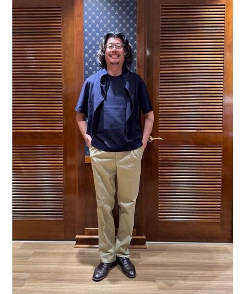 BROOKS BROTHERS(ブルックスブラザーズ)の「◆オンラインストア限定◆ギマコットン GFロゴ ショートスリーブセーター(ニット/セーター・メンズ・ネイビー/ブラウン/グレー・LARGE/MEDIUM/SMALL/X-LARGE)」の17枚目の写真