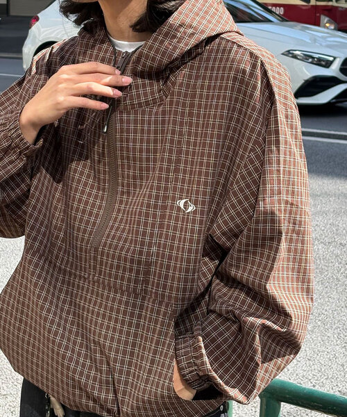 CIAOPANIC（チャオパニック）の「アノラックチェックシャツジャケット（シャツ/ブラウス・レディース・ブラウン/カーキ/ブラック・FREE）」の22枚目の写真