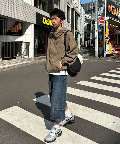 CIAOPANIC（チャオパニック）の「アノラックチェックシャツジャケット（シャツ/ブラウス・レディース・ブラウン/カーキ/ブラック・FREE）」の12枚目の写真