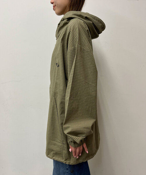 CIAOPANIC（チャオパニック）の「アノラックチェックシャツジャケット（シャツ/ブラウス・レディース・ブラウン/カーキ/ブラック・FREE）」の9枚目の写真