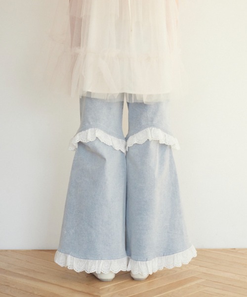 満点の セール】two-way denim MI pants（デニムパンツ）｜HONEY flare パンツ