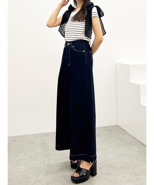 MERCURYDUO（マーキュリーデュオ）の「ショルダーリボンニット（ニット/セーター・レディース・ブラック/チャコールグレー/その他1・FREE）」の21枚目の写真