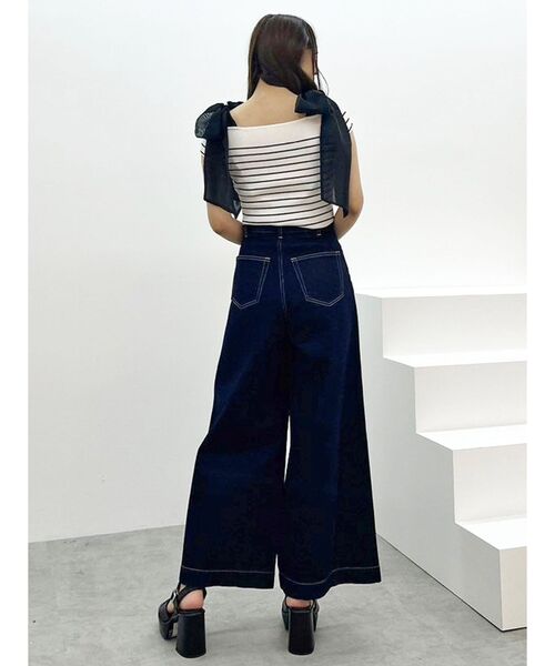 MERCURYDUO（マーキュリーデュオ）の「ショルダーリボンニット（ニット/セーター・レディース・ブラック/チャコールグレー/その他1・FREE）」の22枚目の写真