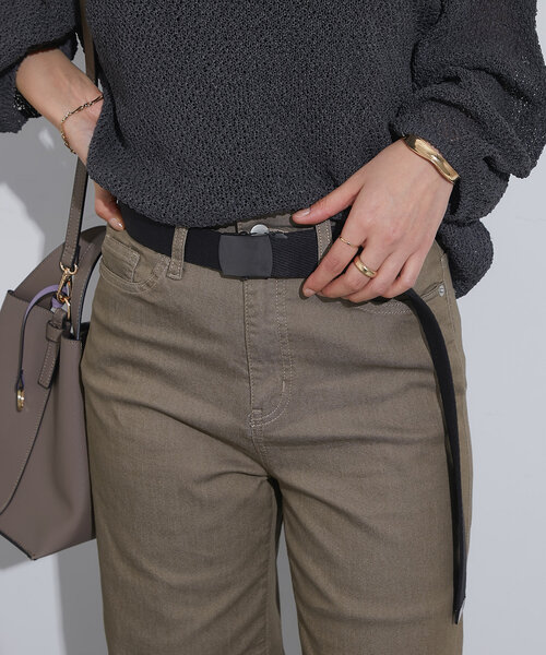 un dix cors(アンディコール)の「【ROKOTA(ロコタ)】ガチャベルト(ベルト・レディース・ベージュ/ブラック・FREE)」の3枚目の写真