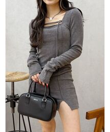 EVRIS | カットタイトミニワンピース(ワンピース)