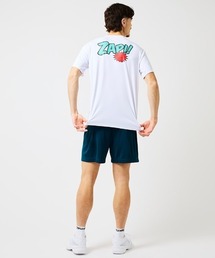 SPALDING（スポルディング）の「【SPALDING/スポルディング】Tシャツ ビーグル ZAP バック/吸水速乾UVカット半袖バックプリントTシャツ（Tシャツ/カットソー・メンズ）」