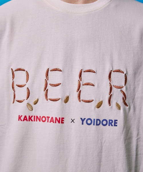 JUGLANS(ユグランス)の「【YOIDORE/ヨイドレ】柿の種コラボ Tシャツ(Tシャツ/カットソー・メンズ・ブラック/ホワイト/グリーン・XL/L/M)」の19枚目の写真