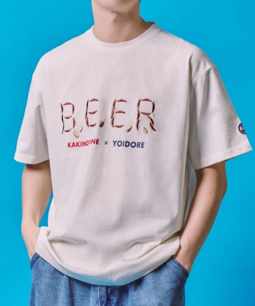 JUGLANS(ユグランス)の「【YOIDORE/ヨイドレ】柿の種コラボ Tシャツ(Tシャツ/カットソー・メンズ・ブラック/ホワイト/グリーン・XL/L/M)」の18枚目の写真