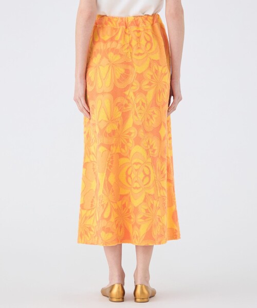 TOMORROWLAND collection（トゥモローランドコレクション）の「フラワーパイル ストリングストレートスカート（スカート・レディース・オレンジ系その他2・36）」の5枚目の写真