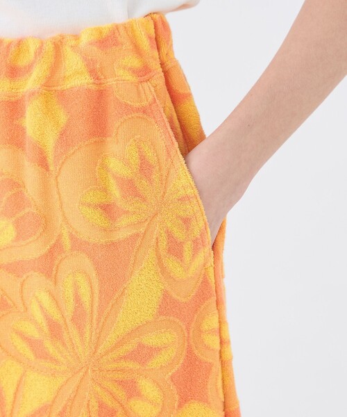 TOMORROWLAND collection（トゥモローランドコレクション）の「フラワーパイル ストリングストレートスカート（スカート・レディース・オレンジ系その他2・36）」の8枚目の写真