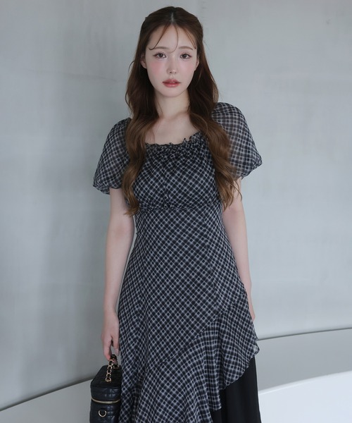 Black collection】イレヘムティアードロングワンピース