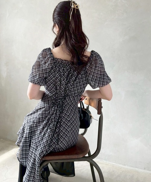 セール】【新色追加！】イレヘムティアードロングワンピース