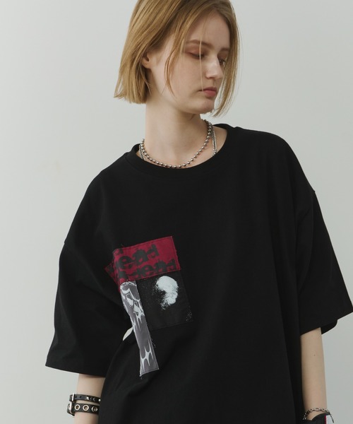 AIVER カットオフパッチS/S TEE（Tシャツ/カットソー）｜AIVER