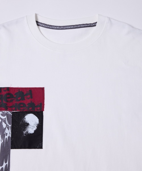 AIVER（アイバー）の「AIVER　カットオフパッチS/S TEE（Tシャツ/カットソー・メンズ・ホワイト/ブラック・MEDIUM/LARGE/SMALL）」の21枚目の写真