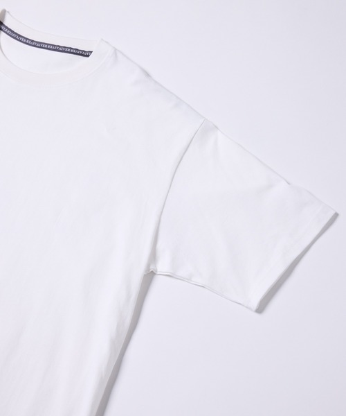 AIVER（アイバー）の「AIVER　カットオフパッチS/S TEE（Tシャツ/カットソー・メンズ・ホワイト/ブラック・MEDIUM/LARGE/SMALL）」の19枚目の写真