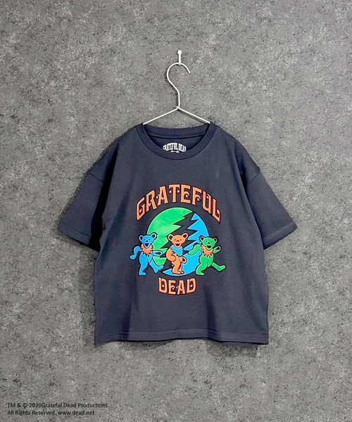 Grateful Dead（グレイトフルデッド）の「GRATEFUL DEAD　グレイトフルデッド　オーバーサイズ　半袖Tシャツ（Tシャツ/カットソー・キッズ・チャコール/グレー系/グレー系5/グレー系4/グレー系2/グレー系3/グレー系1・110cm/120cm/130cm/150cm/160cm/140cm）」の4枚目の写真