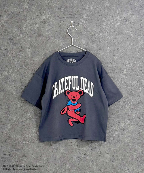 Grateful Dead（グレイトフルデッド）の「GRATEFUL DEAD　グレイトフルデッド　オーバーサイズ　半袖Tシャツ（Tシャツ/カットソー・キッズ・チャコール/グレー系/グレー系5/グレー系4/グレー系2/グレー系3/グレー系1・110cm/120cm/130cm/150cm/160cm/140cm）」の2枚目の写真