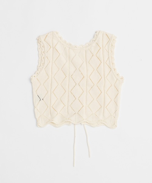 セール】2WAYレースアップベスト / 2way Lace-up Vest（その他