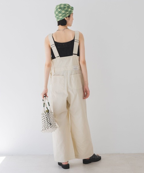 JEANASIS（ジーナシス）の「リメイクワークサロペ/452786（サロペット/オーバーオール・レディース・ブラウン/アイボリー/ブラック・SMALL/MEDIUM）」の5枚目の写真