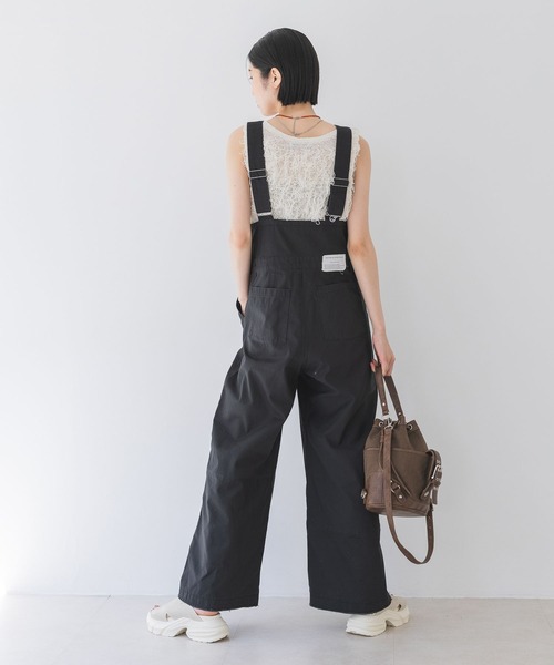 JEANASIS（ジーナシス）の「リメイクワークサロペ/452786（サロペット/オーバーオール・レディース・ブラウン/アイボリー/ブラック・SMALL/MEDIUM）」の7枚目の写真