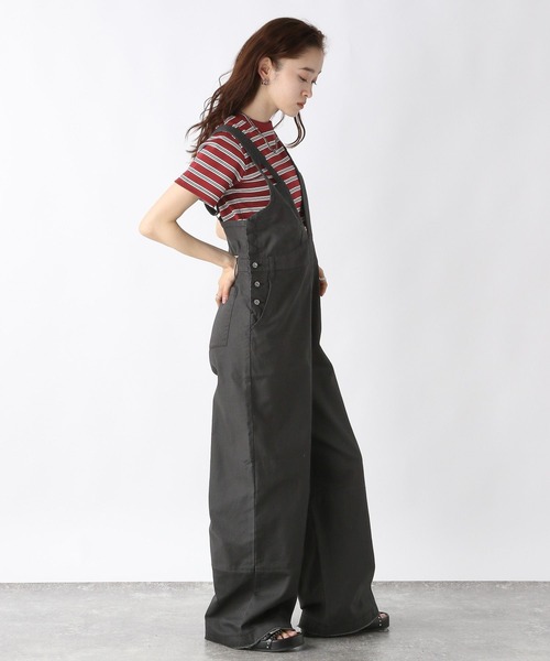 JEANASIS（ジーナシス）の「リメイクワークサロペ/452786（サロペット/オーバーオール・レディース・ブラウン/アイボリー/ブラック・SMALL/MEDIUM）」の9枚目の写真