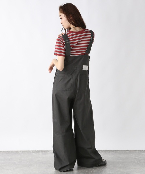 JEANASIS（ジーナシス）の「リメイクワークサロペ/452786（サロペット/オーバーオール・レディース・ブラウン/アイボリー/ブラック・SMALL/MEDIUM）」の10枚目の写真