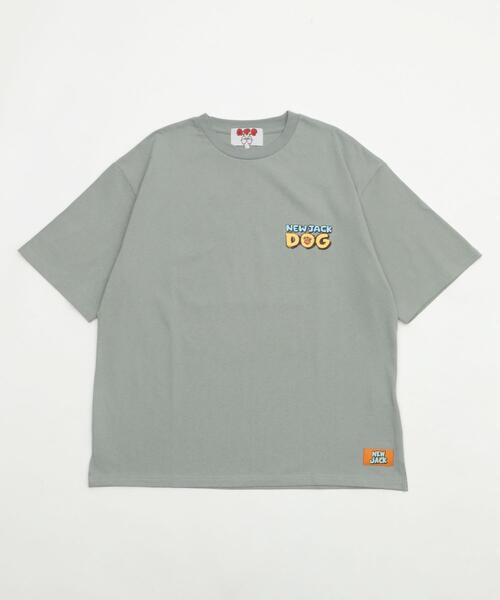 WEGO（ウィゴー）の「WEGO/NEWJACKDOGコスチュームT（Tシャツ/カットソー・メンズ・ダークブルー/ブラック/ホワイト・LARGE/MEDIUM）」の3枚目の写真