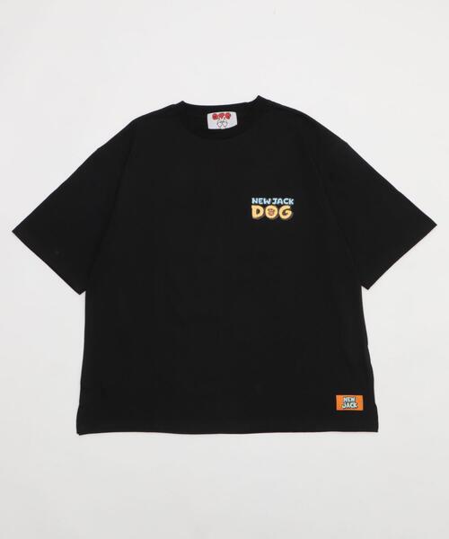 WEGO（ウィゴー）の「WEGO/NEWJACKDOGコスチュームT（Tシャツ/カットソー・メンズ・ダークブルー/ブラック/ホワイト・LARGE/MEDIUM）」の2枚目の写真