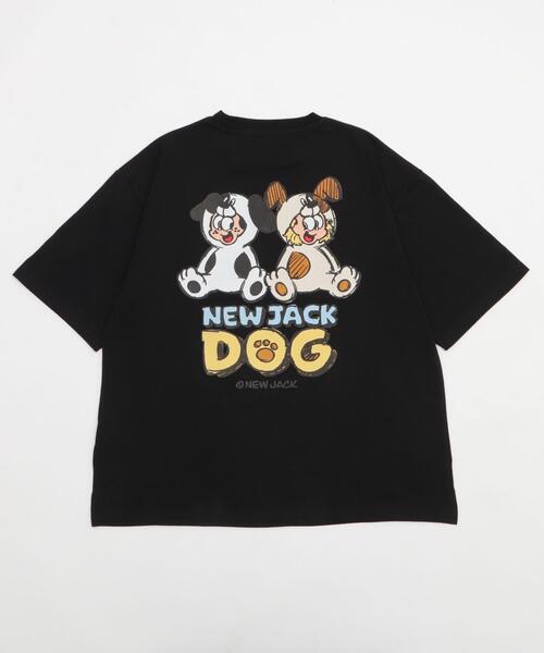 WEGO（ウィゴー）の「WEGO/NEWJACKDOGコスチュームT（Tシャツ/カットソー・メンズ・ダークブルー/ブラック/ホワイト・LARGE/MEDIUM）」の4枚目の写真