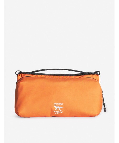 ★MAISON KITSUNE★TOPOLOGIE ミニ ボトル サコッシュ ポーチ 橙 MAISON KITSUNÉ X TOPOLOGIE MINI BOTTLE SACOCHE | Maison Kitsuné