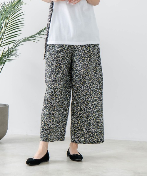 fort point（フォーポイント）の「【FORT POINT/フォートポイント】レーヨン 総柄 ワイドパンツ（その他パンツ・レディース・その他/その他4/その他3/その他8/その他7/その他6/その他2/その他1/その他5・MEDIUM/LARGE）」の4枚目の写真