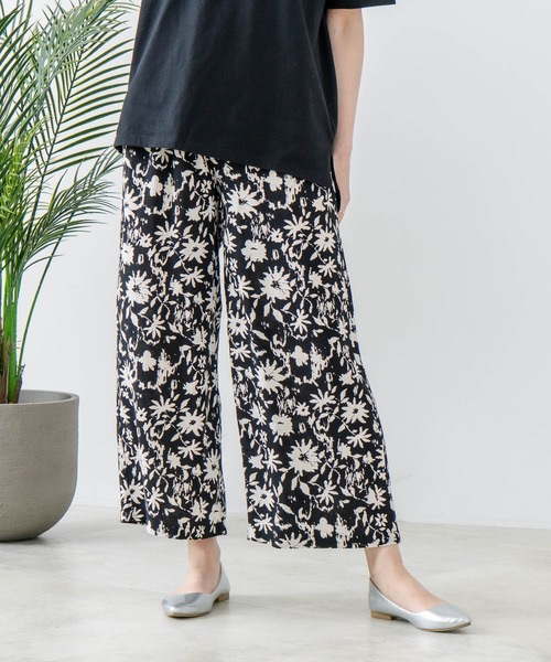 fort point（フォーポイント）の「【FORT POINT/フォートポイント】レーヨン 総柄 ワイドパンツ（その他パンツ・レディース・その他/その他4/その他3/その他8/その他7/その他6/その他2/その他1/その他5・MEDIUM/LARGE）」の5枚目の写真