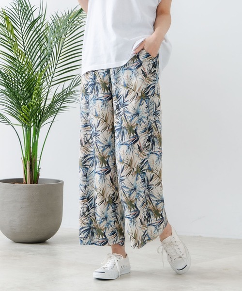 fort point（フォーポイント）の「【FORT POINT/フォートポイント】レーヨン 総柄 ワイドパンツ（その他パンツ・レディース・その他/その他4/その他3/その他8/その他7/その他6/その他2/その他1/その他5・MEDIUM/LARGE）」の6枚目の写真